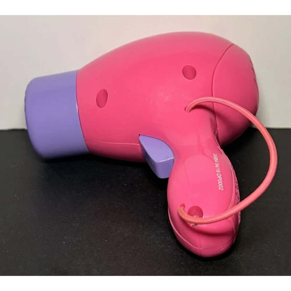 Build A Bear Pink Hairdryer For Stuffed Animal + Free Pink Sparkle Bow